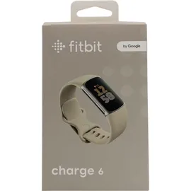 Fitbit Charge 6 porcelain/aluminium silber