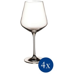 Villeroy & Boch Rotweinglas La Divina Rotweingläser 470 ml 4er Set, Glas weiß