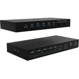 iTEC i-tec USB-C KVM Dock PRO for 3 Hosts, Dual Video, mit 2x Power Delivery max 92W