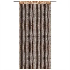 BestLivings Fadenvorhang Metallic-Streifen gold - gelbgold ca. 90 x 200cm