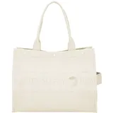 hey marly Signature Bag Shopper Leder/Canvas Beige