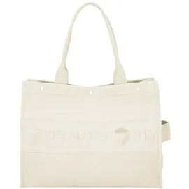 hey marly Signature Bag Shopper Leder/Canvas Beige