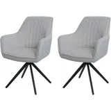 MCW Esszimmerstuhl MCW-L79 Stoff creme-beige 2er Set