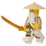 LEGO® LEGO Ninjago: Sensei Wu mit goldenem Katana Spielbausteine, (1 St) weiß