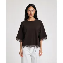 Smith & Soul T-Shirt Pyjama-Shirt Dunkelbraun L