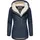 Ragwear Damen warme wasserdichte Winterjacke mit Ziernähten und kuscheliger Kapuze Gordon Intl Navy22 Gr. XXL - XXL