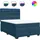 vidaXL Boxspringbett 140 x 200 cm Blau