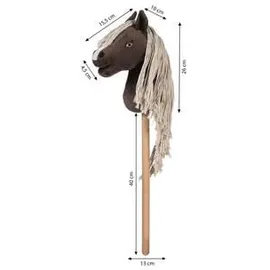hkm kids HKM Hobby Horse Slim Line, dunkelbraun