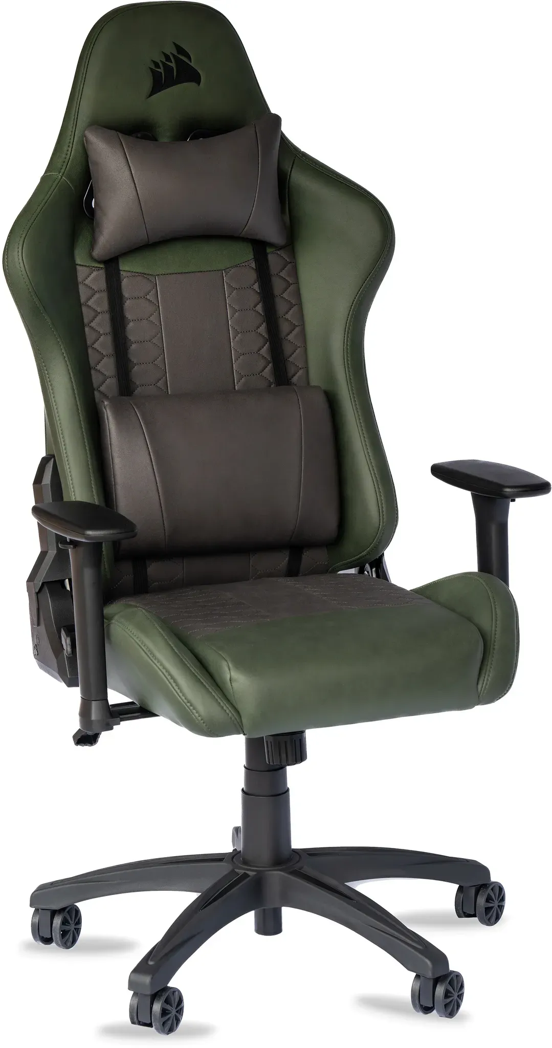 CORSAIR Gaming-Stuhl "TC100 Relaxed - Stoff Toxic Green" Stühle Verstellbare Armlehnen für optimalen Komfort Gr. B/H/T: 84 cm x 33 cm x 66 cm, Stoff, Nylon, to x ic green, green Gamingstühle