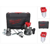 Milwaukee M18 FTR-0X Akku Kantenfräse 18 V Brushless + Fräsmodule + HD-Box