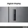 Hanseatic HCDC18080CI Multi Door (421 l, 1800 mm hoch, Edelstahl)