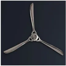 FineBuy Wanddekoration in Silber / Aluminium / 85x10x85 | Gr.: onesize