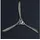 FineBuy Wanddekoration in Silber / Aluminium / 85x10x85 | Gr.: onesize