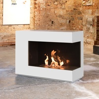 muenkel design loft.line -- C-01 [Design Ethanol Kamin]: weiß (warm) - safety burner 450