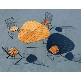 Houe LEAF Gartentisch 145,5 x 145,5 x 74,5 cm Bambus