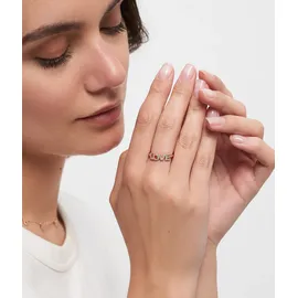 TAMARIS Fingerring "Schmuck Geschenk Ring Love" Gr. 52, roségoldfarben, kristallweiß, Fingerringe, Damen, 52, Silber 925 (Sterlingsilber), Fingerring, mit Zirkonia (synth.)