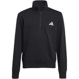 adidas Essentials Half-Zip Kinder Rollkragenpullover, schwarz - 128
