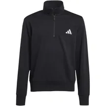 adidas Essentials Half-Zip Kinder Rollkragenpullover, schwarz - 128