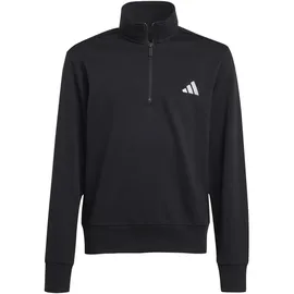 adidas Essentials Half-Zip Kinder Rollkragenpullover, schwarz - 128