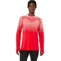 ASICS Herren T-Shirt SEAMLESS LS TOP, CLASSIC RED, M