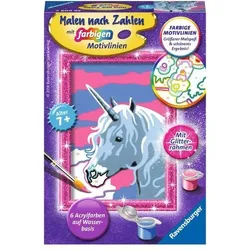 RAVENSBURGER 29609 Malen nach Zahlen Einhorn