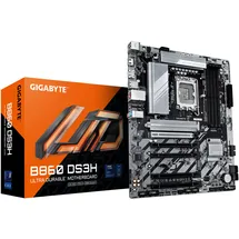 Gigabyte B860 DS3H Mainboard - bis zu 9066MHz DDR5, 8+1+2+2 Phasen VRM, 1xPCIe 5.0, 2,5 GbE LAN, USB 3.2 Gen 2x2