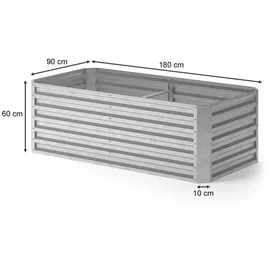 Vicco Komposter Silber, 180 x 90 cm, Gartenzubehör, Gartenpflege, Gartengeräte