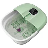 KOMFOTTEU Fußbad, 3 stüfige Temperatur, 16 Shiatsu-Massagerollen grün