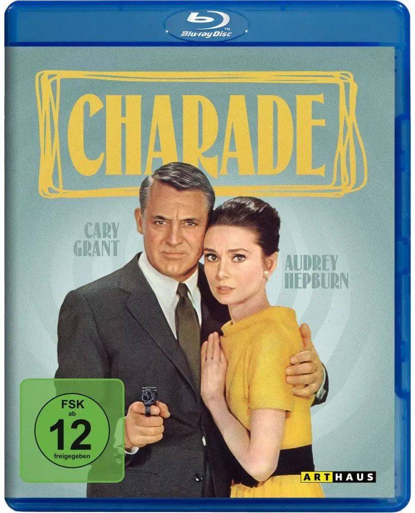 Blu-ray Charade - Thriller und Komödie aus 1963 - FSK 12 - Mit Walter Matthau, Audrey Hepburn, Cary Grant