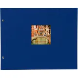 Goldbuch Schraubalbum Bella Vista Blau 28 895 weiße Seiten 39x31cm