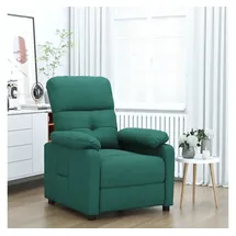 vidaXL Sessel Polyester 76 x 90 x 100 cm dunkelgrün