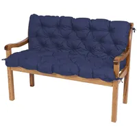 TexDeko Bankauflage 140 x 50 x 50 cm blau 1 St.