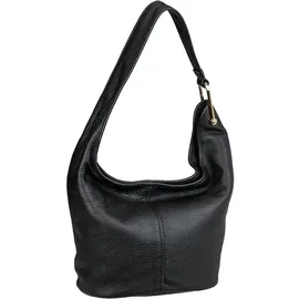 Michael Kors Schultertasche Sonny MD Hobo Shoulder Soft Umhängetaschen Schwarz Damen