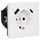 Jung Schuko-Steckdose mit USB 1 St. Alpinweiß