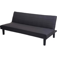 MCW Schlafsofa MCW-J17, Couch Klappsofa Gästebett Bettsofa, Schlaffunktion Stoff/Textil ~ anthrazit-grau