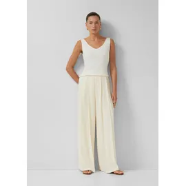 s.Oliver Plissierte Wide-Leg-Hose Beige 44