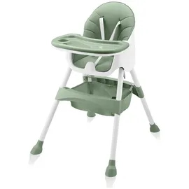 BABY VIVO Design 2in1 Kinderhochstuhl - Oscar in Grün