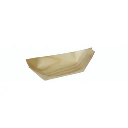 WISEFOOD 1000 Stück - Boot 320 mm Holz