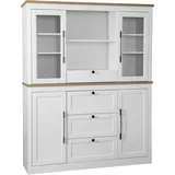 Buffet OTTO HOME "Rigny", weiß, B:140cm H:179cm T:39cm, Holzwerkstoff, Schränke, Buffet, Topseller