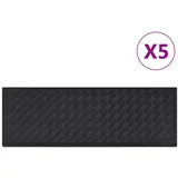 vidaXL Stufenmatten 5 Stk. 25x75 cm Gummi