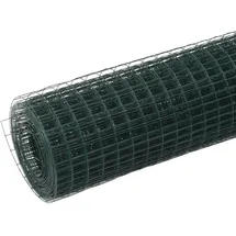 vidaXL Drahtzaun 10 x 1,5 m Grün/Stahl