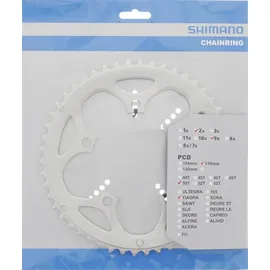 Shimano Tiagra 4550 Kettenblatt Silber 50 Zähne