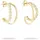 TAMARIS Creolen TJ-0610-E-21 gelbgold 925 Silber