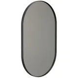 Frost Unu 4138 oval 80 x 50cm) schwarz matt - schwarz matt