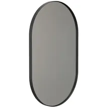 Frost Unu 4138 oval 80 x 50cm) schwarz matt - schwarz matt