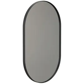 Frost Unu 4138 oval 80 x 50cm) schwarz matt - schwarz matt