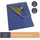 Perel Abdeckplane 3 x 4 m Blau/Khaki