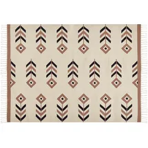 Beliani Niavan Kelimteppich 200 x 300 cm Beige
