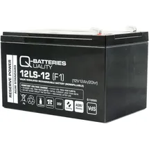 Quality Batteries Q-Batteries 12LS-12 F1 12V 12Ah Blei-Vlies-Akku / AGM VRLA mit VdS