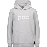 Poc Jr Kapuzenpullover Grau/Weiß 10 Jahre